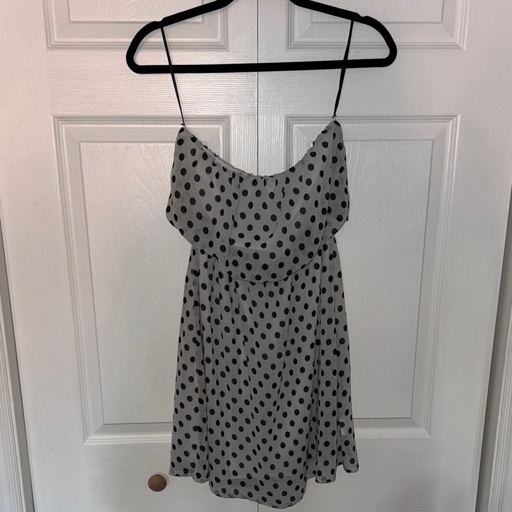Black and White Polka Dot Dress
